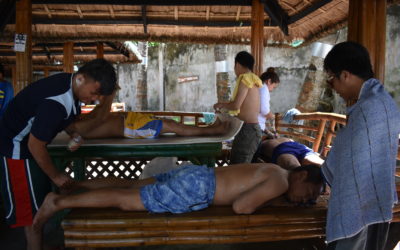 Duyog Marawi volunteers undergo mineral therapy